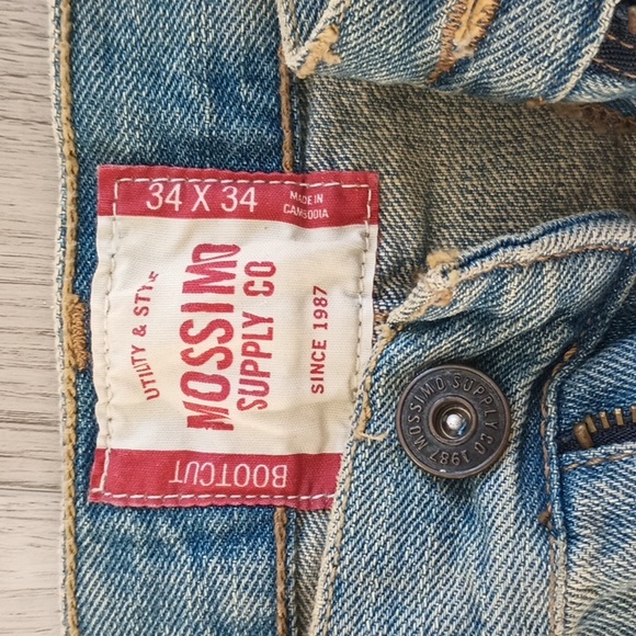 Mossimo Supply Co. Light Blue Flare Jeans - Picture 2 of 5